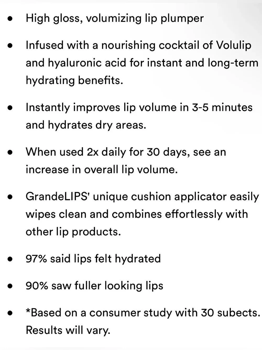 Grande Cosmetics GrandeLIPS Hydrating Lip Plumper, Gloss Finish Color Pale Rose